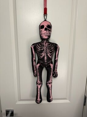 Pink Skeleton Plush Wall Hanging